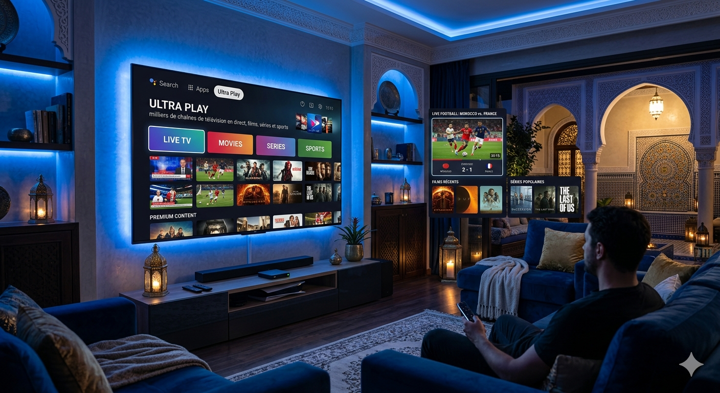 IPTV Android TV Maroc 2026 sur Smart TV