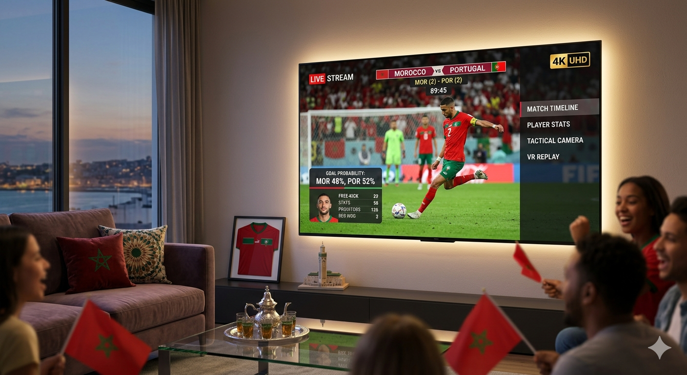 IPTV Coupe du Monde 2026 : Android Box et Smart TV pour suivre le Maroc